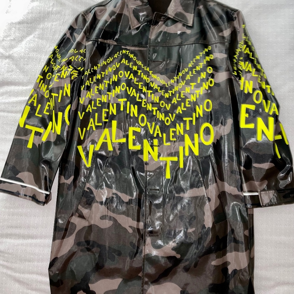 Valentino leather trench